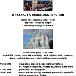 Korizmeni susret hrvatskih branitelja i stradalnika Domovinskog rata